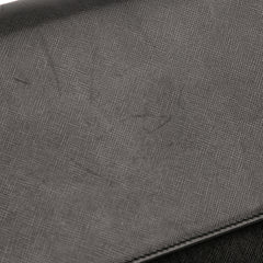 Leather Gancini Shoulder Bag