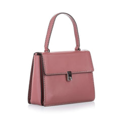 Rockstud Leather Satchel_1