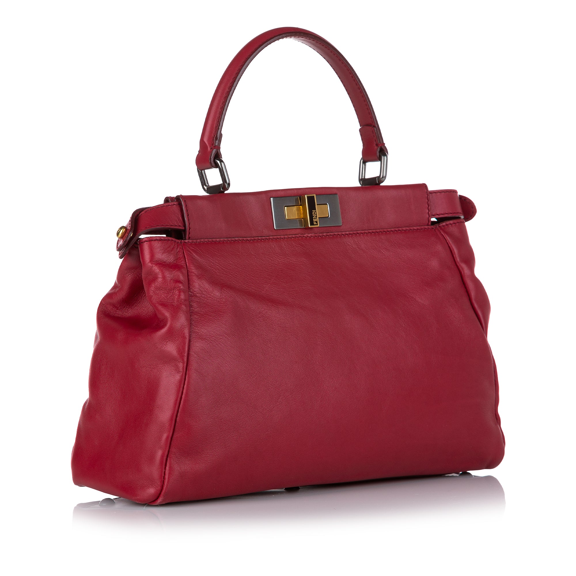 Medium Peekaboo Leather Satchel_1