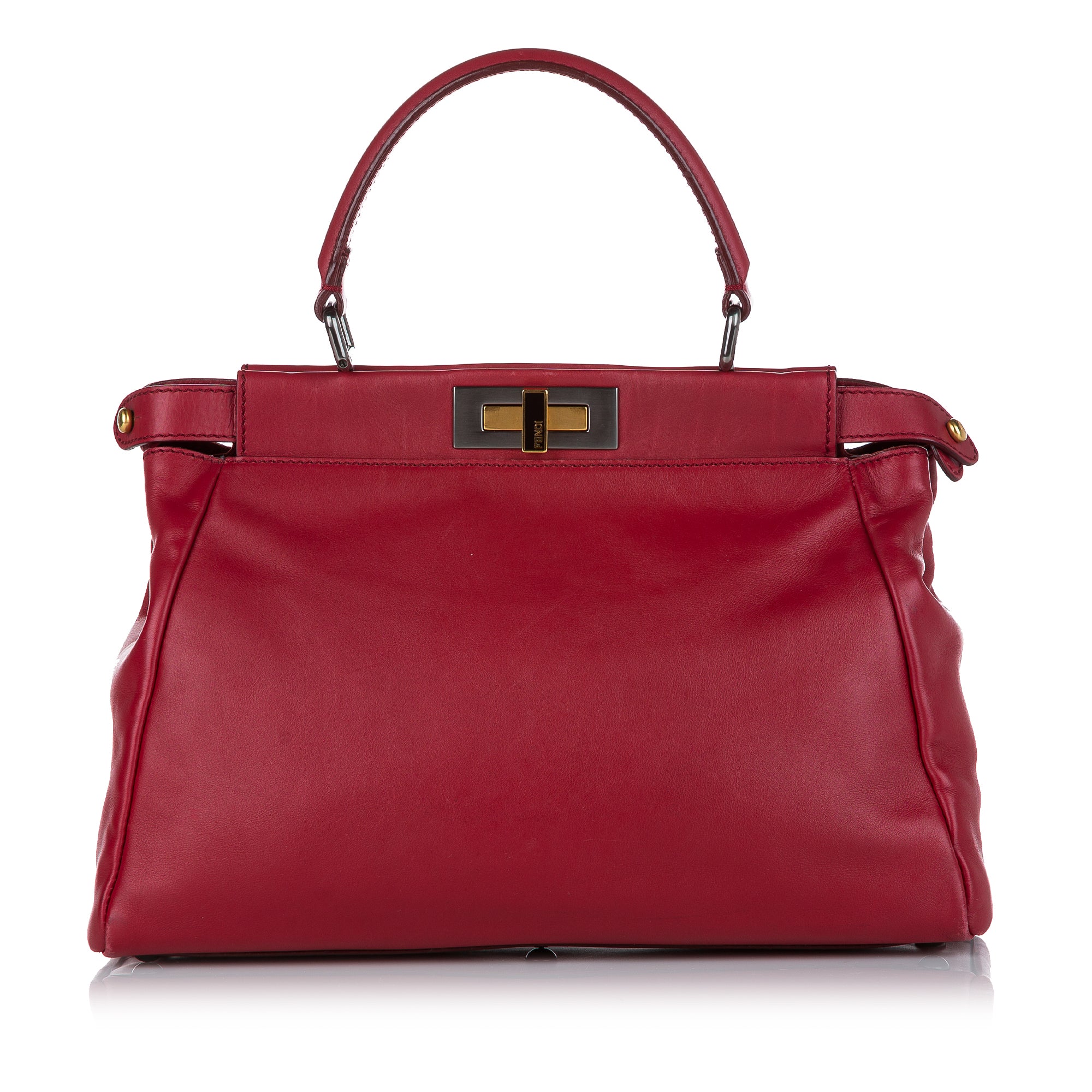 Medium Peekaboo Leather Satchel_2