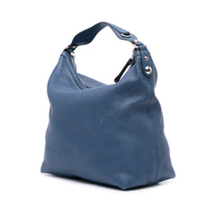 Large Pebbled Calfskin Icon Bit Hobo