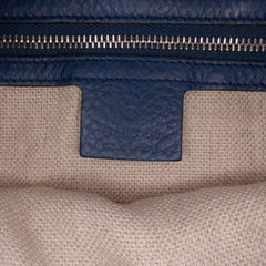 Large Pebbled Calfskin Icon Bit Hobo