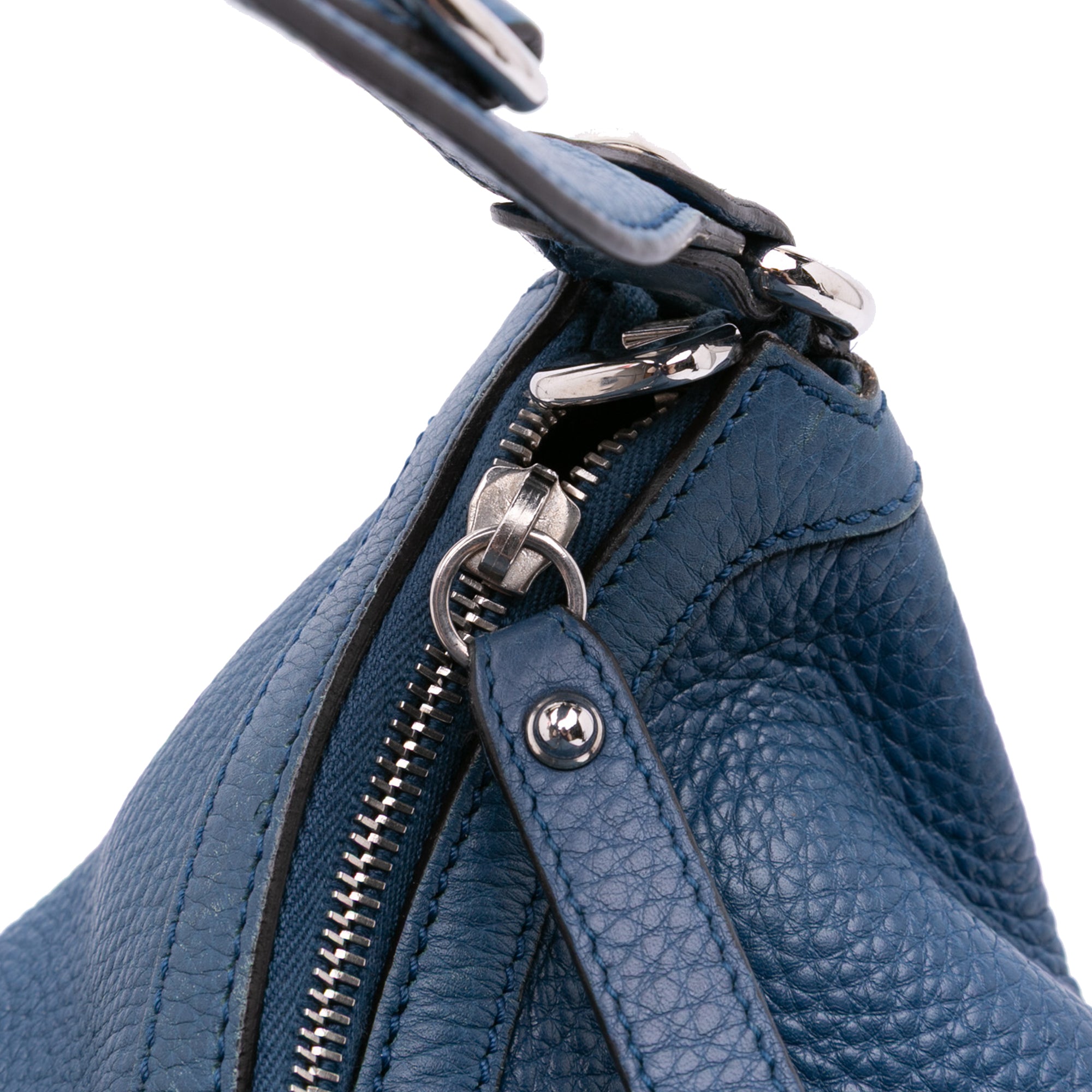 Large Pebbled Calfskin Icon Bit Hobo