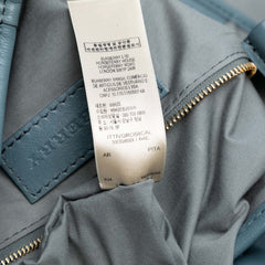 Small Leather Trimmed Haymarket Check Coated Canvas Canterbury Tote