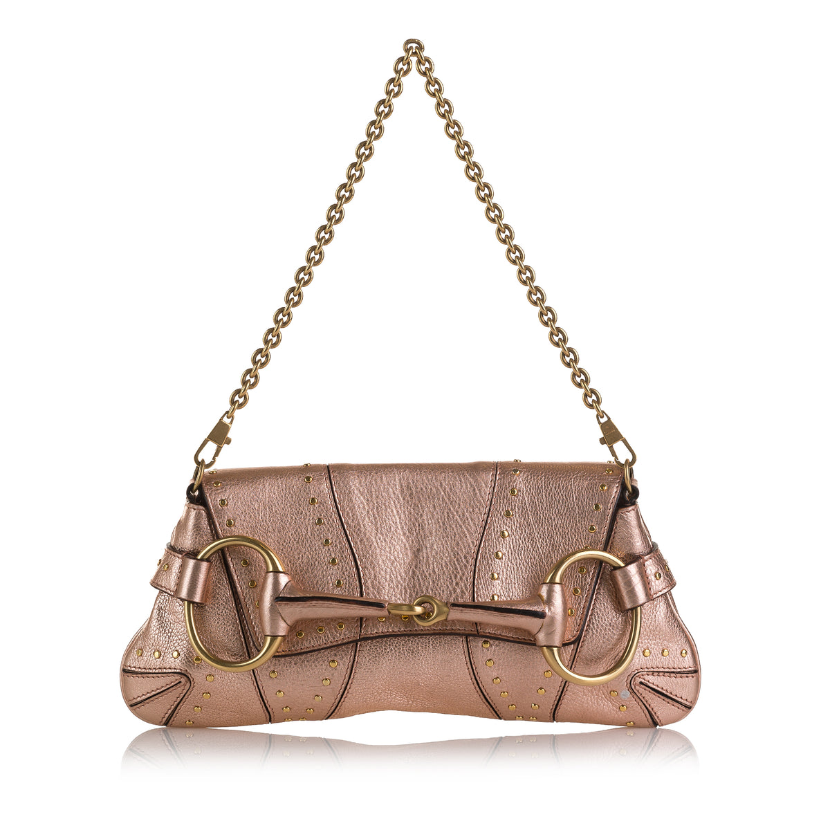 X Tom Ford Vintage Horsebit Shoulder Bag_0