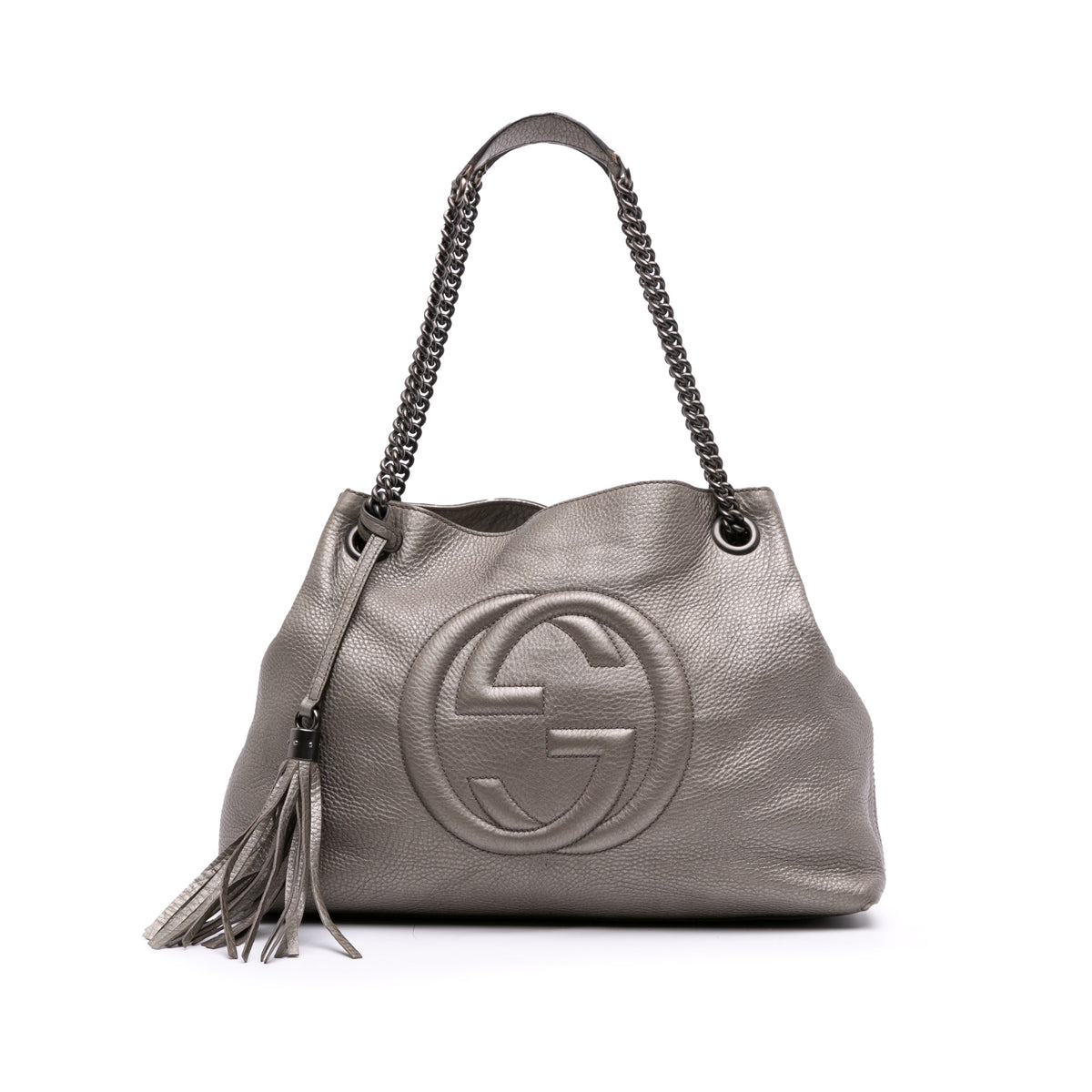 Medium Leather Soho Chain Tote