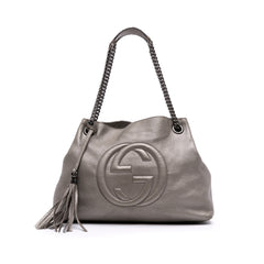Medium Leather Soho Chain Tote
