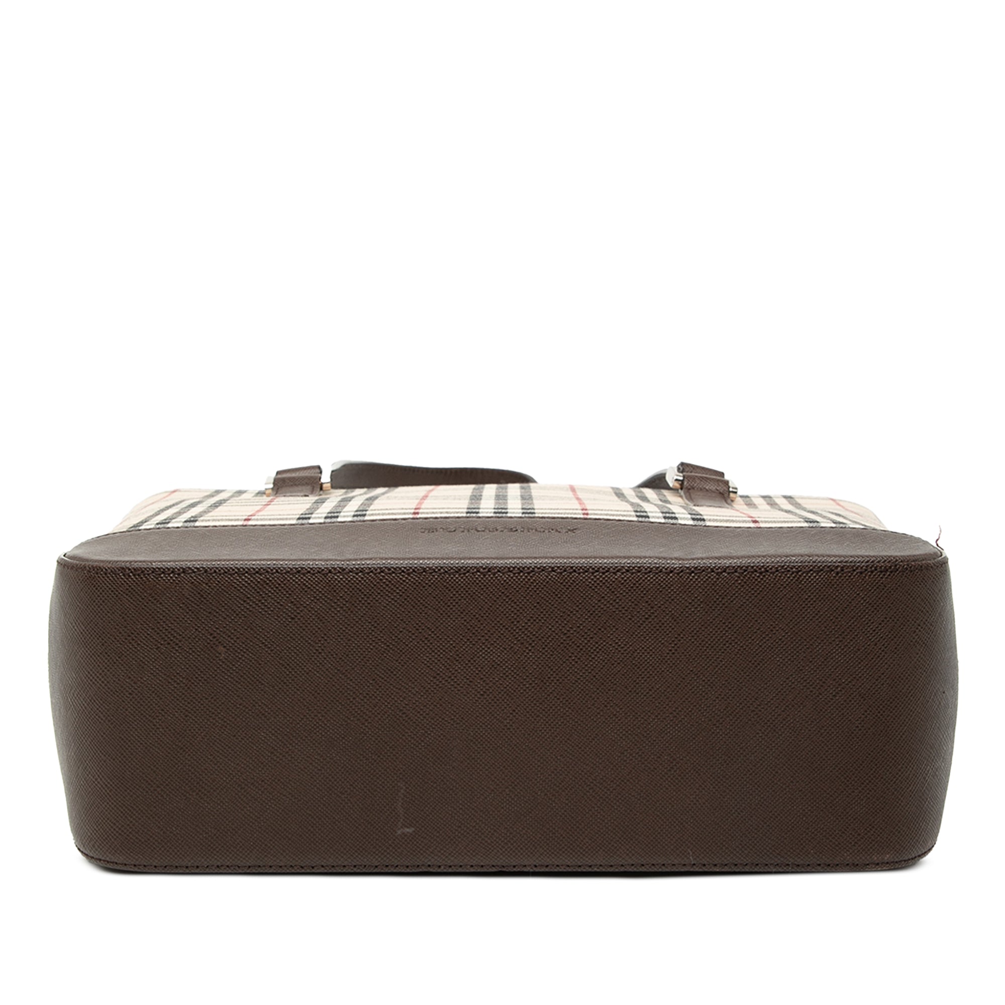 House Check Canvas Tote