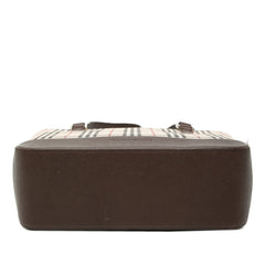 House Check Canvas Tote