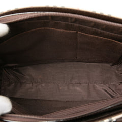 House Check Canvas Tote