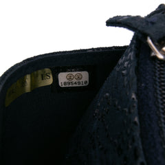 Lace Overlay Goatskin Wallet On Chain