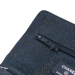 Lace Overlay Goatskin Wallet On Chain
