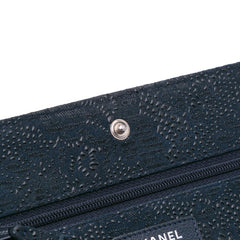 Lace Overlay Goatskin Wallet On Chain