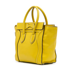 Micro Drummed Calfskin Luggage Tote