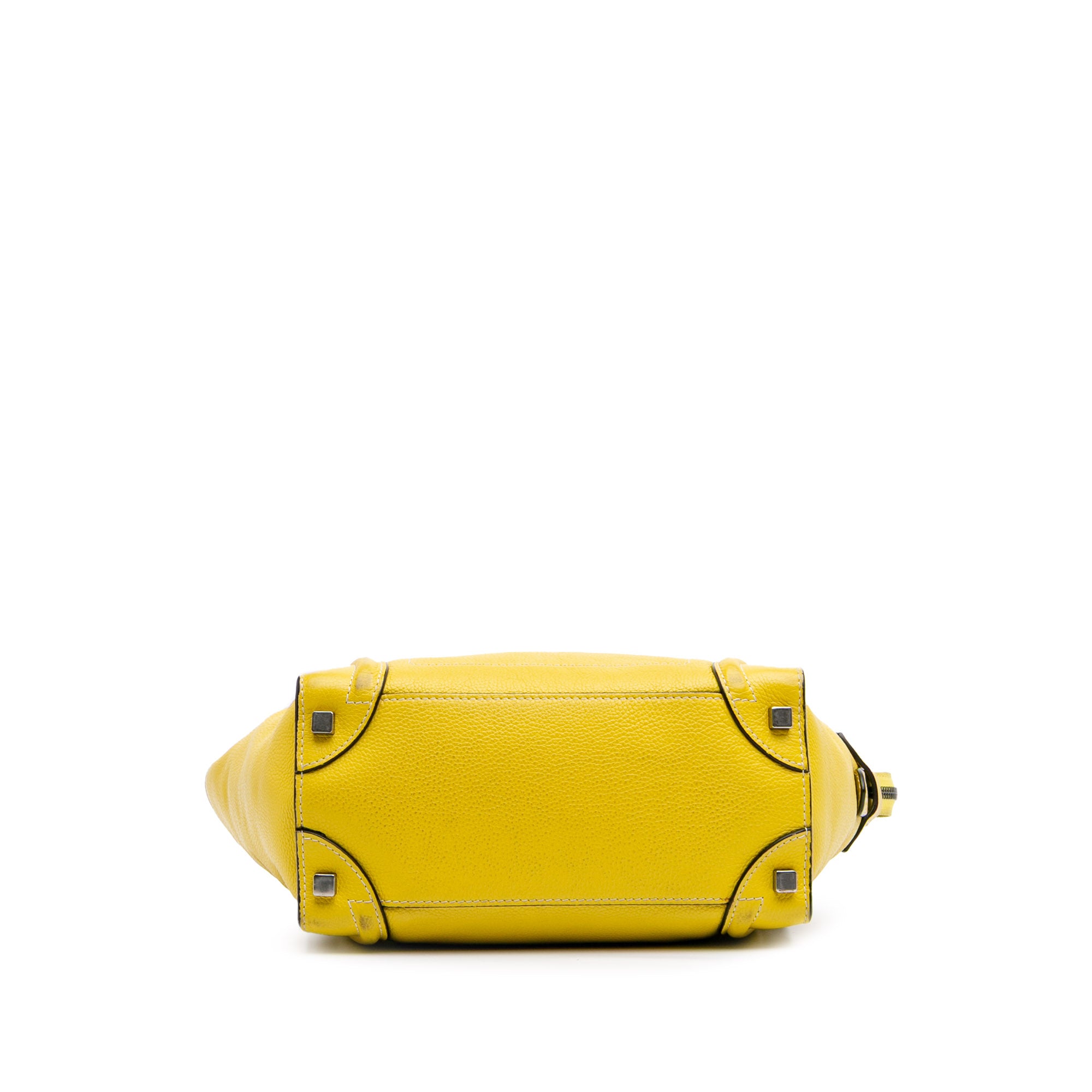 Micro Drummed Calfskin Luggage Tote