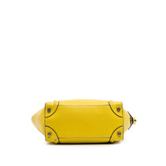 Micro Drummed Calfskin Luggage Tote
