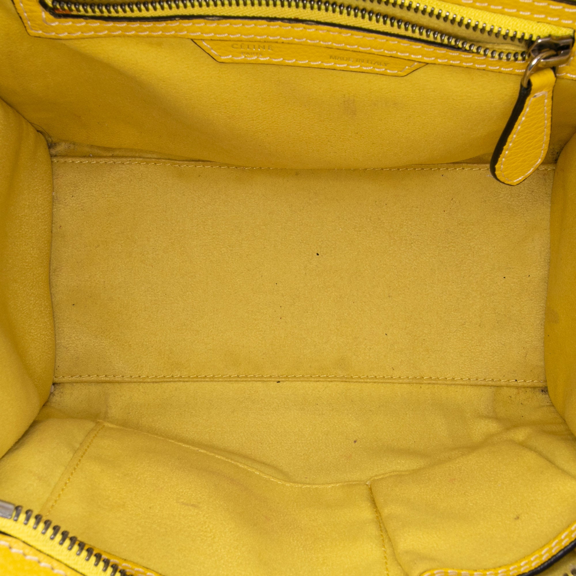 Micro Drummed Calfskin Luggage Tote