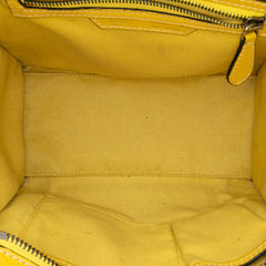 Micro Drummed Calfskin Luggage Tote