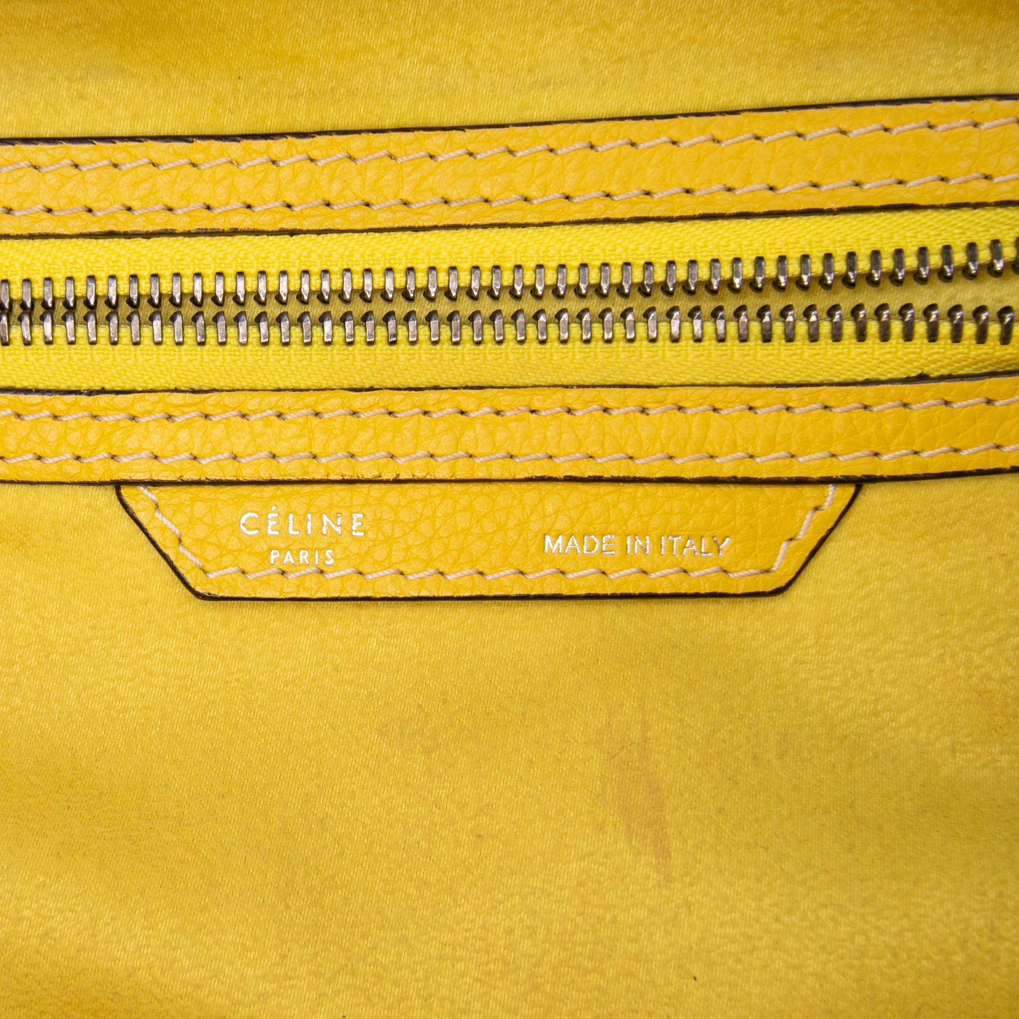 Micro Drummed Calfskin Luggage Tote