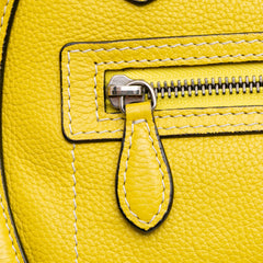 Micro Drummed Calfskin Luggage Tote
