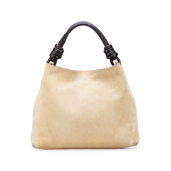 Small Suede Flamenco Knot Hobo