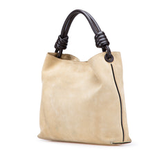 Small Suede Flamenco Knot Hobo