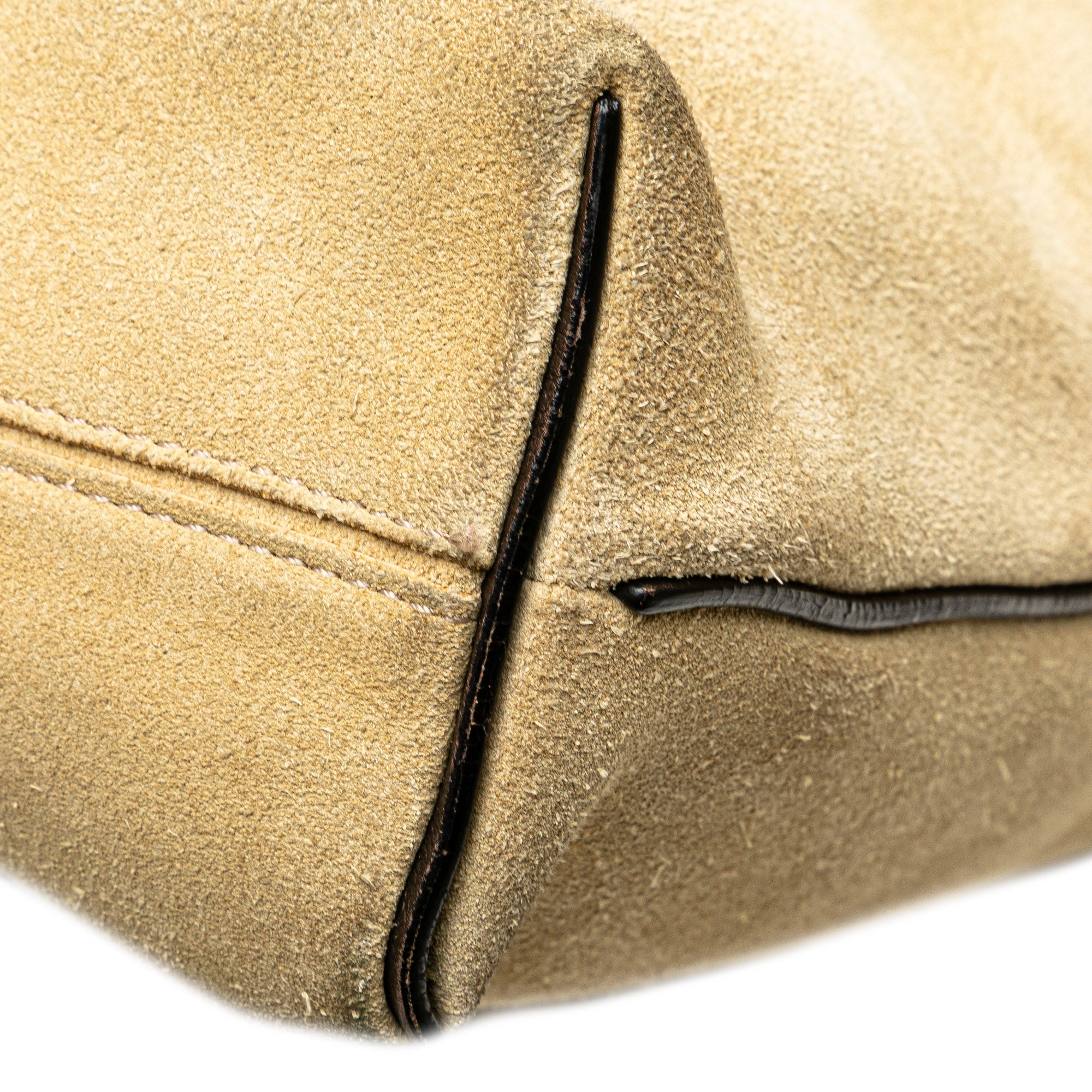 Small Suede Flamenco Knot Hobo