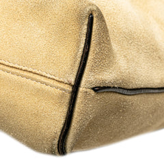 Small Suede Flamenco Knot Hobo