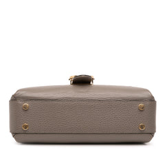 Small Dollar Calf Interlocking G Satchel