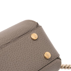 Small Dollar Calf Interlocking G Satchel