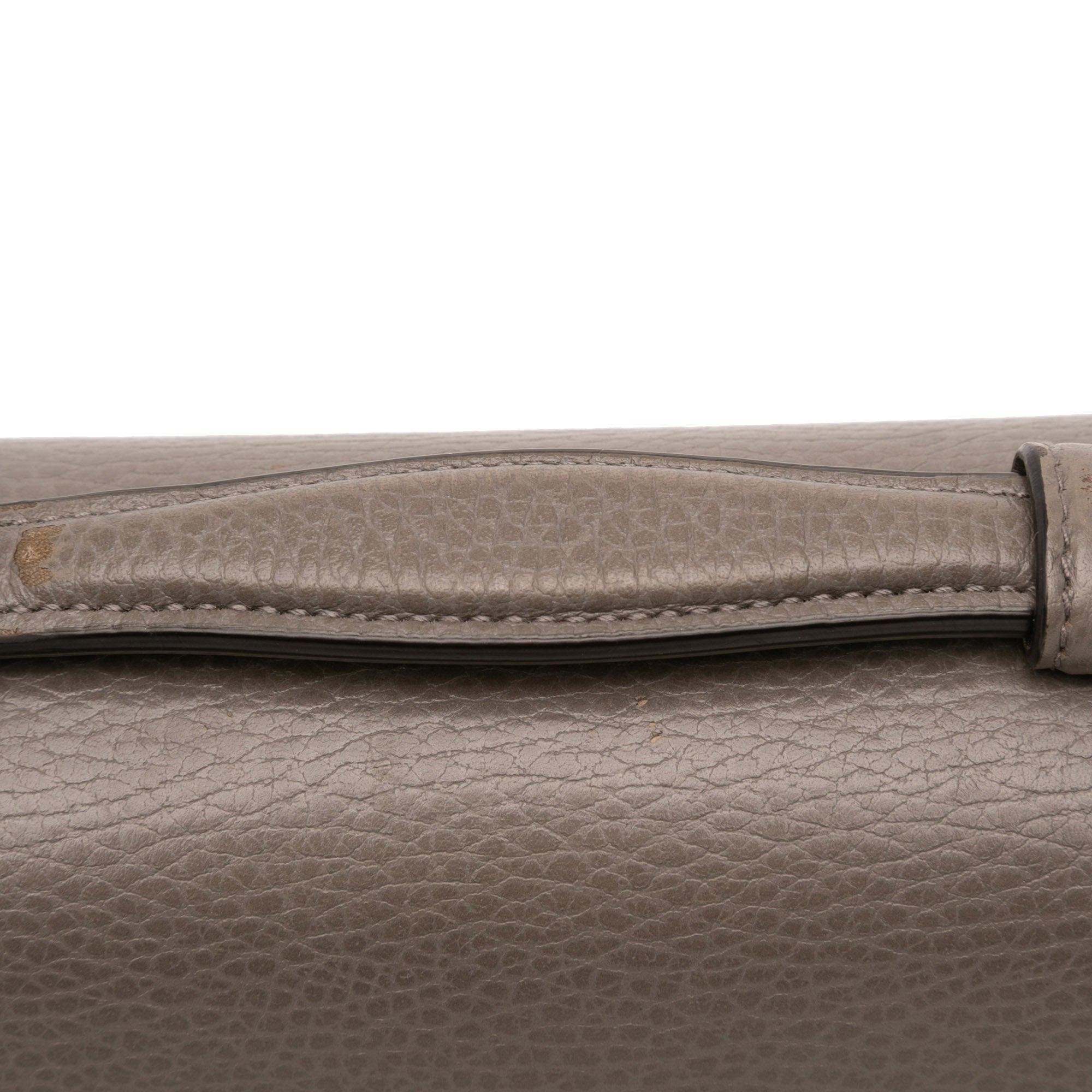Small Dollar Calf Interlocking G Satchel