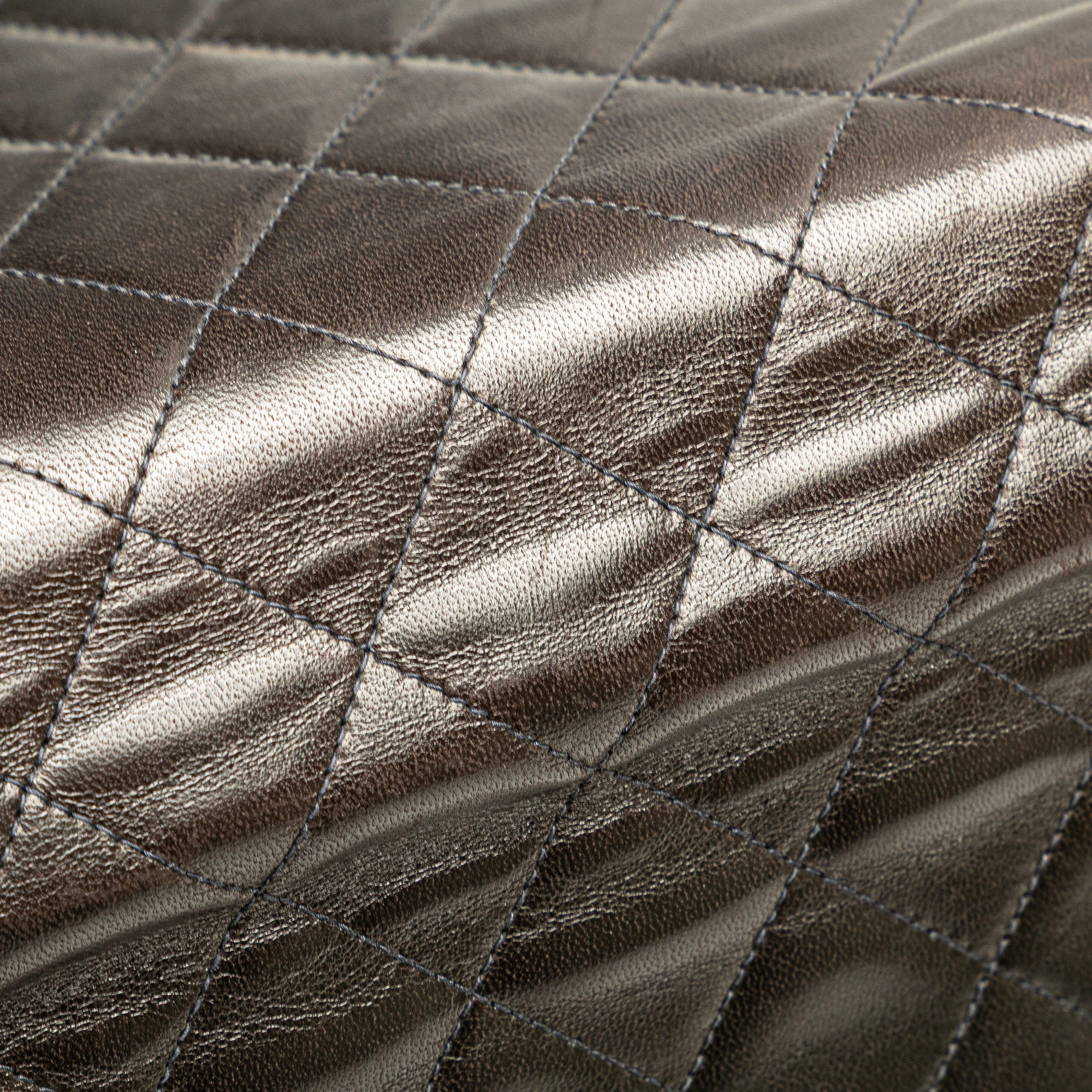 CC Quilted Lambskin Full Single Flap