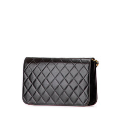CC Quilted Lambskin Full Single Flap