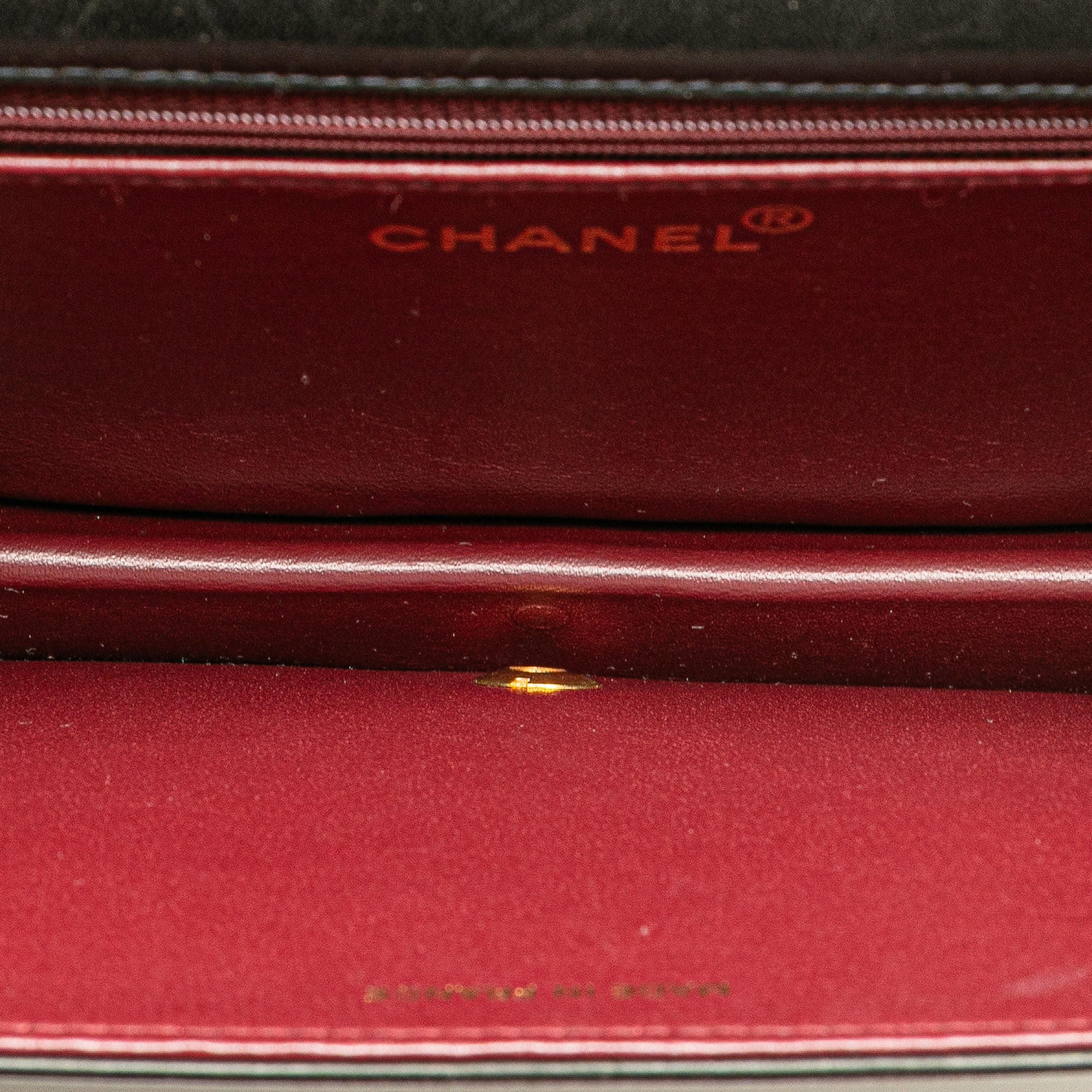 CC Quilted Lambskin Full Single Flap