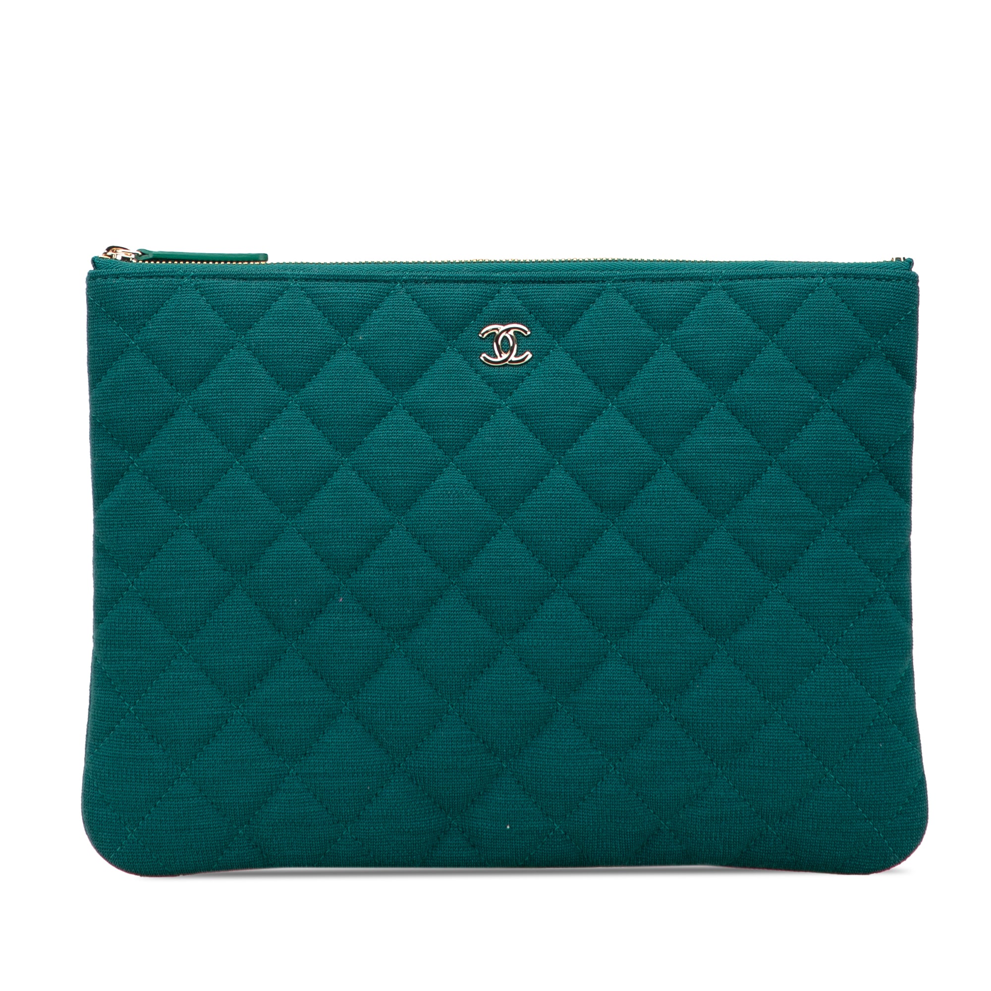 Medium Quilted Jersey O Case Clutch