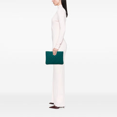 Medium Quilted Jersey O Case Clutch