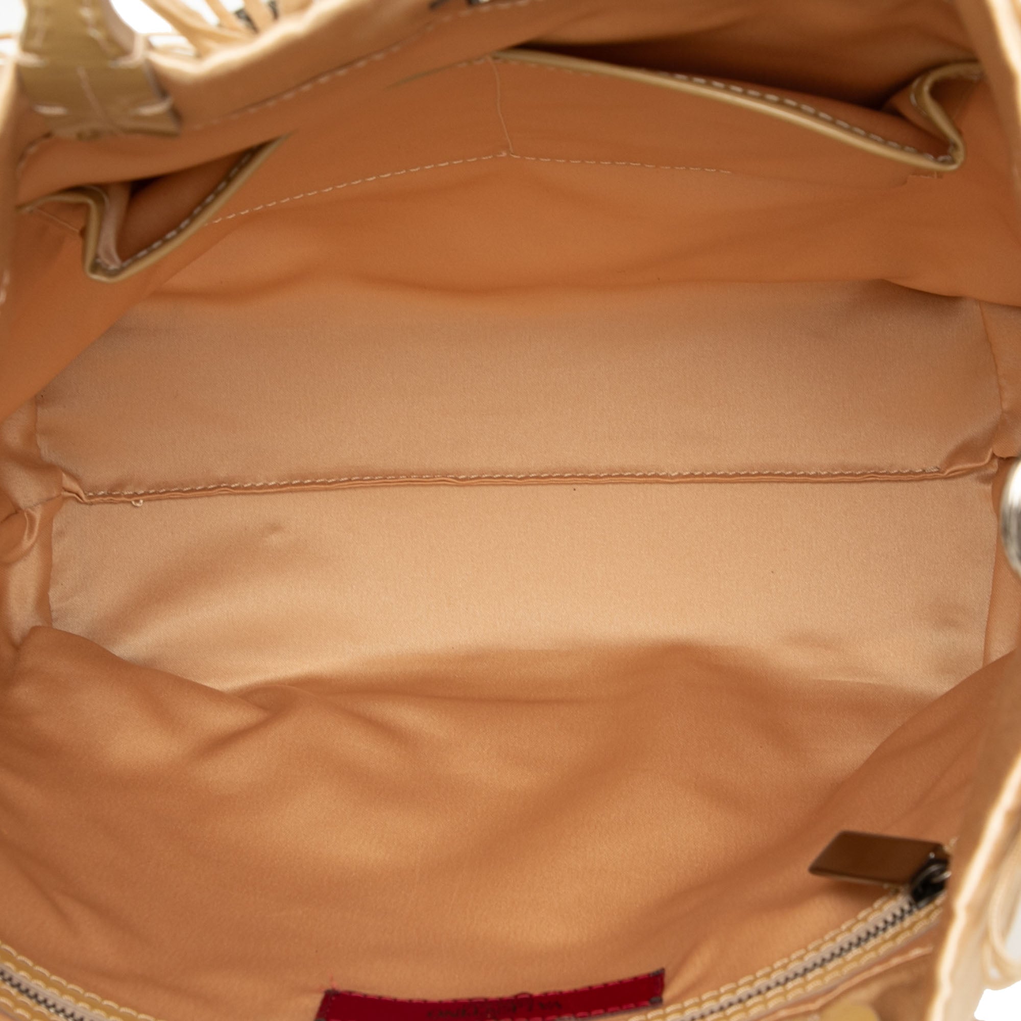 Floral Embellished Satin Satchel