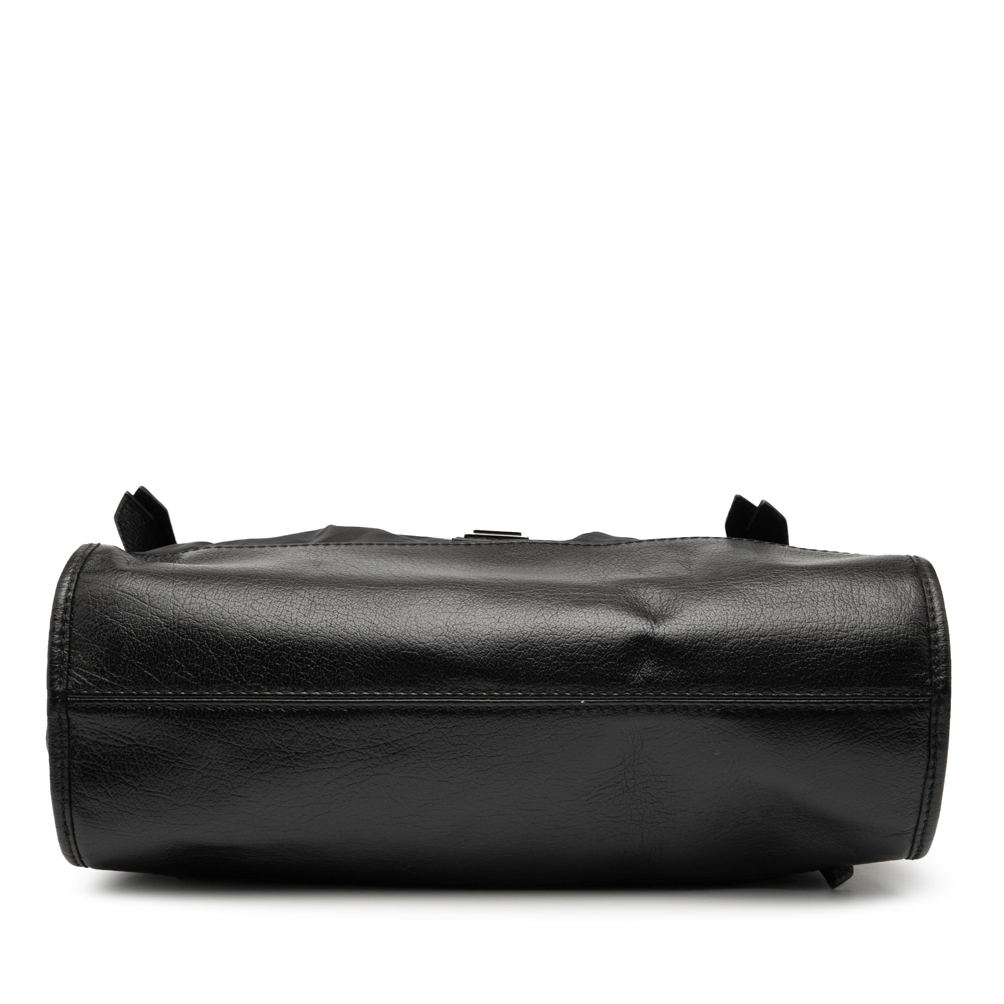 Tonal Check Nylon Shoulder Bag