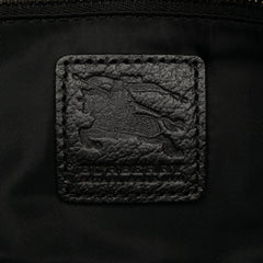 Tonal Check Nylon Shoulder Bag