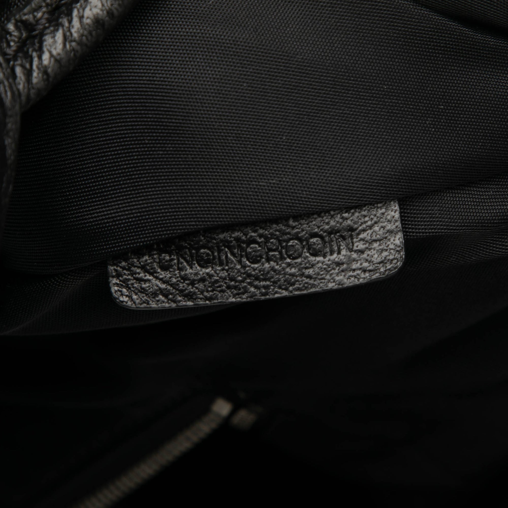 Tonal Check Nylon Shoulder Bag