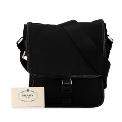 Tessuto Buckle Messenger Bag