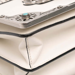 City Calf Studded Folk Cahier Crossbody