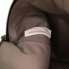 Intrecciato Trimmed Leather Clutch