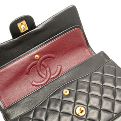 Medium Classic Lambskin Double Flap