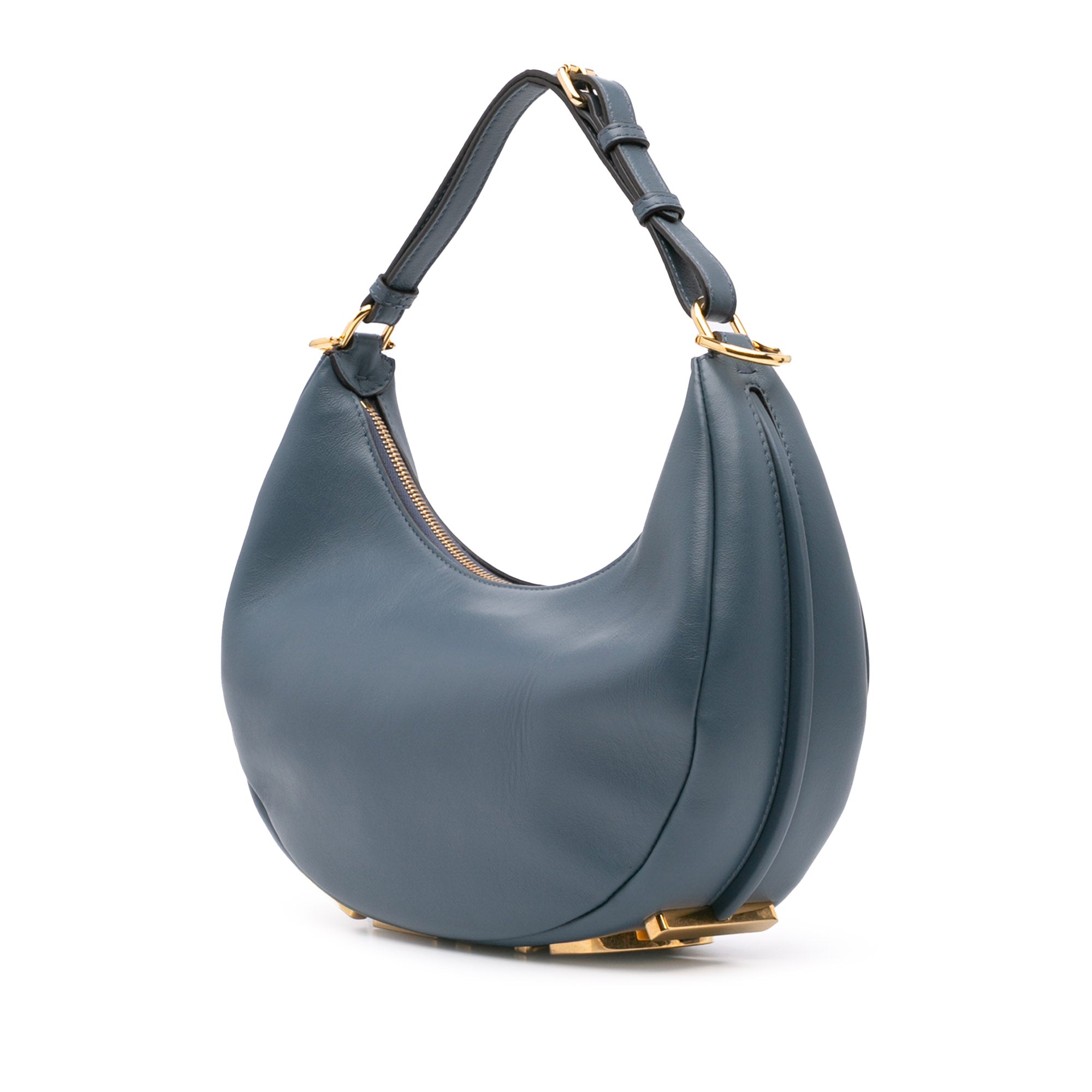Small Leather Fendigraphy Hobo