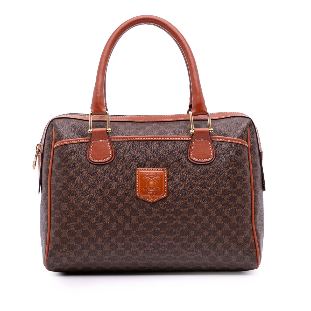 Macadam Coated Canvas Handbag