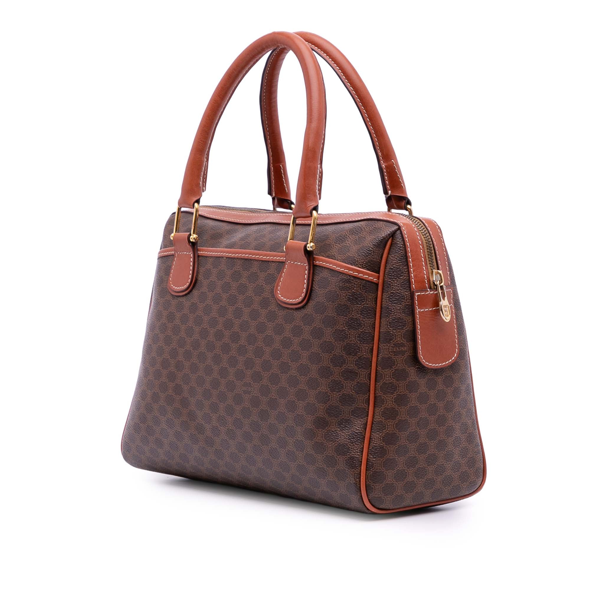 Macadam Coated Canvas Handbag