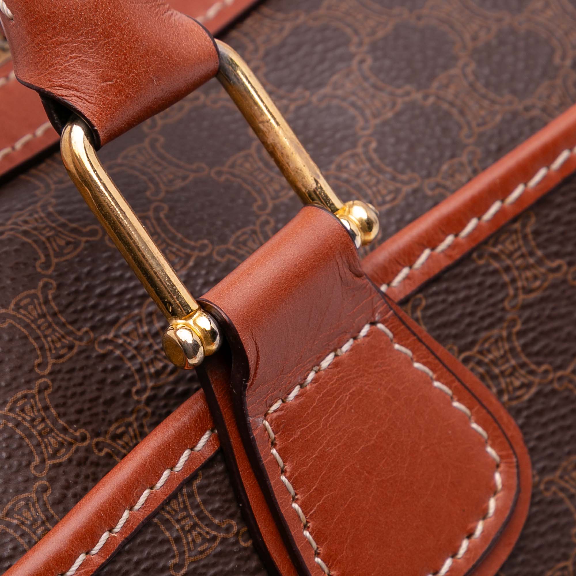 Macadam Coated Canvas Handbag