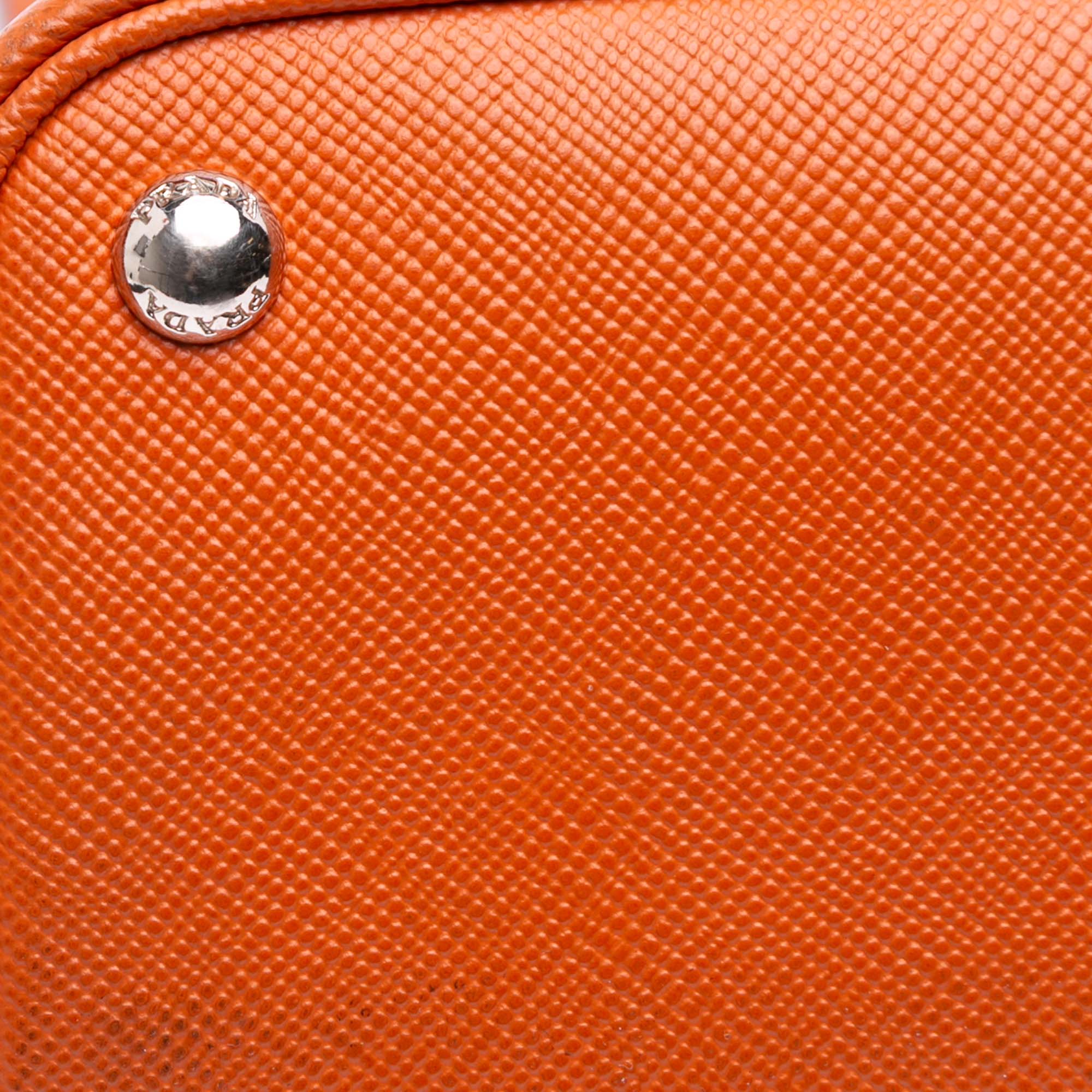 Medium Saffiano Cuir Double Satchel