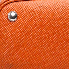 Medium Saffiano Cuir Double Satchel